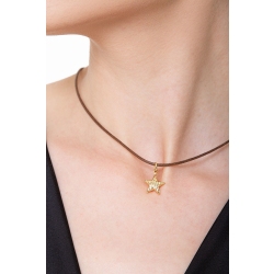 Pendentif étoile en or jaune 18 carats 2