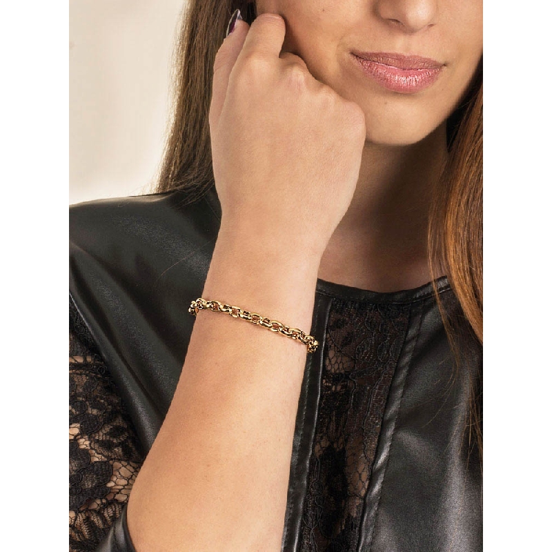 Bracelet rolo en or jaune 18k