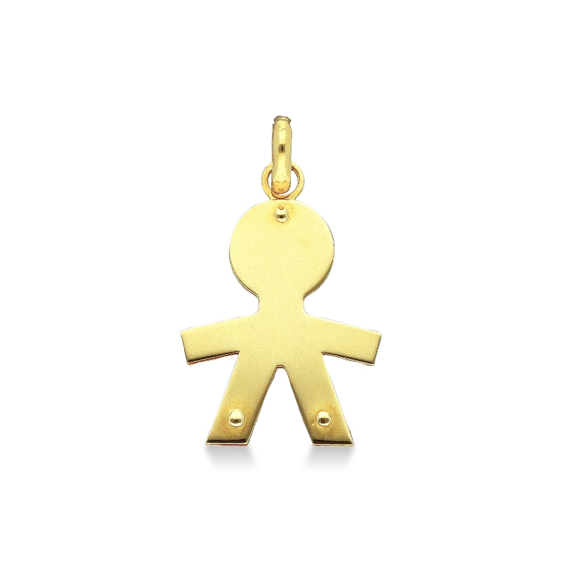 Pendentif Enfant en Or Jaune 18k