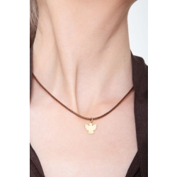 Pendentif Silhouette Petit Ange en Or Jaune 18k 2