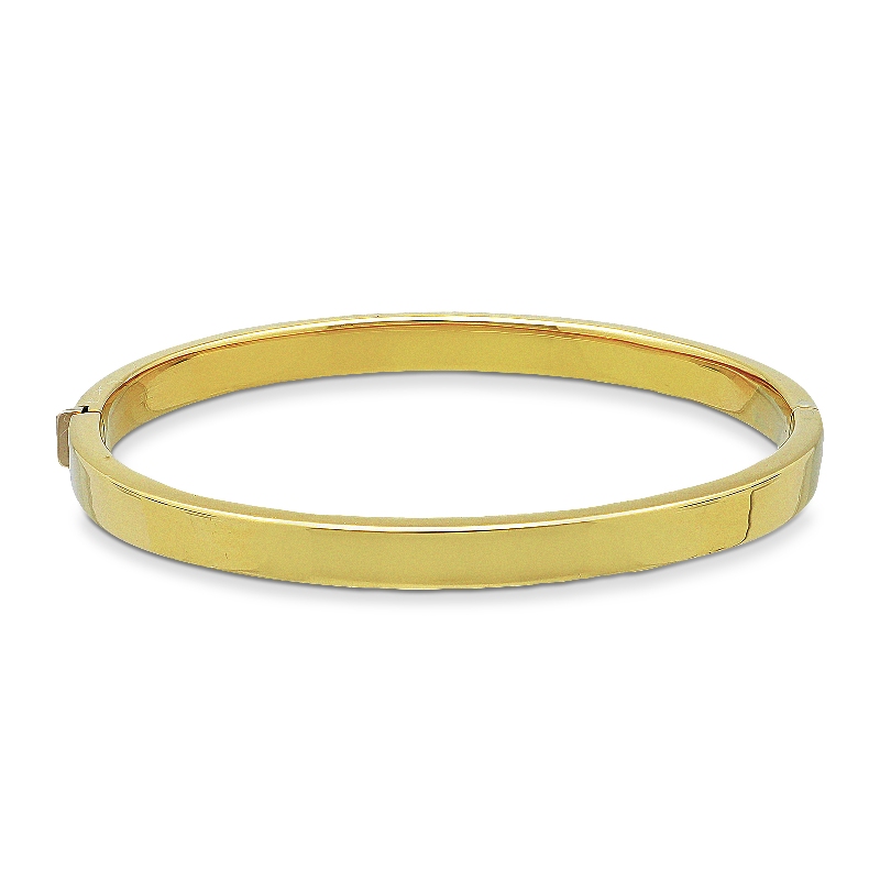 Bracelet rigide en or jaune 18k
