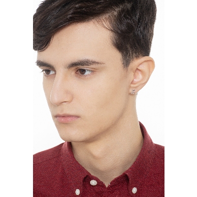 Mono Boucles d'Oreilles Notes de Musique 