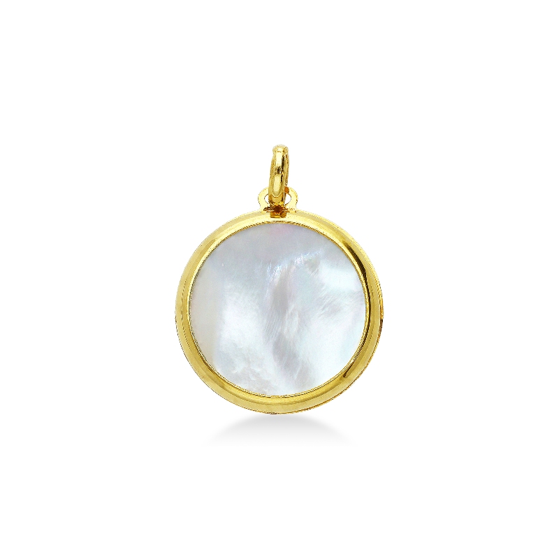 Pendentif Arbre de Vie en Or Jaune 18k et Nacre
