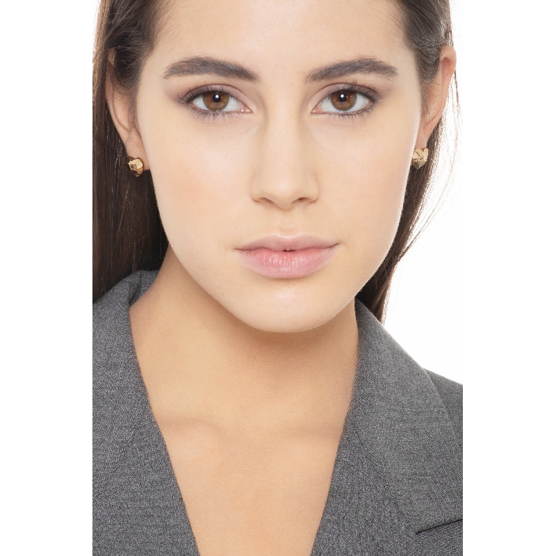 Boucles d'oreilles cœur en or jaune 18 ct