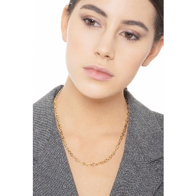 Collier maille chaîne en or jaune 18 ct