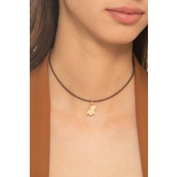 Adorable pendentif chien en or jaune 18 carats 2