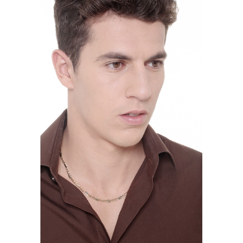 Chaîne homme en or jaune 18k 50 cm