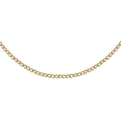 Collier en or jaune 18k femme cm 40