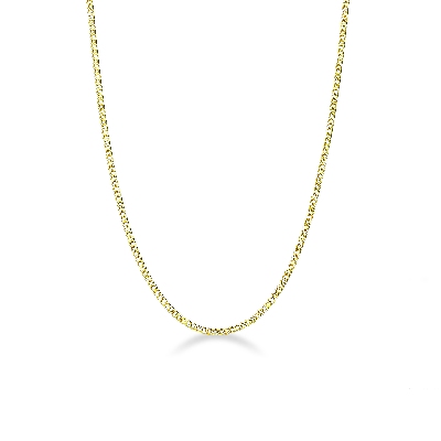 Collier en or jaune 18k femme cm 40