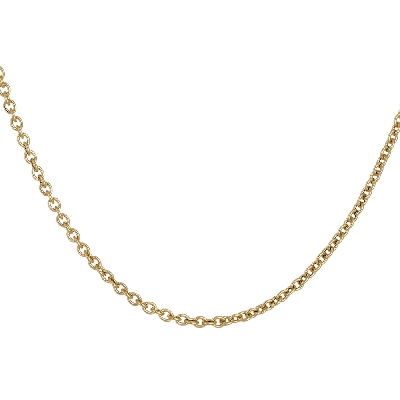 Chaîne en or jaune 18k, longueur 45 cm