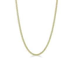 Collier chaîne en or jaune 18k de 50 cm