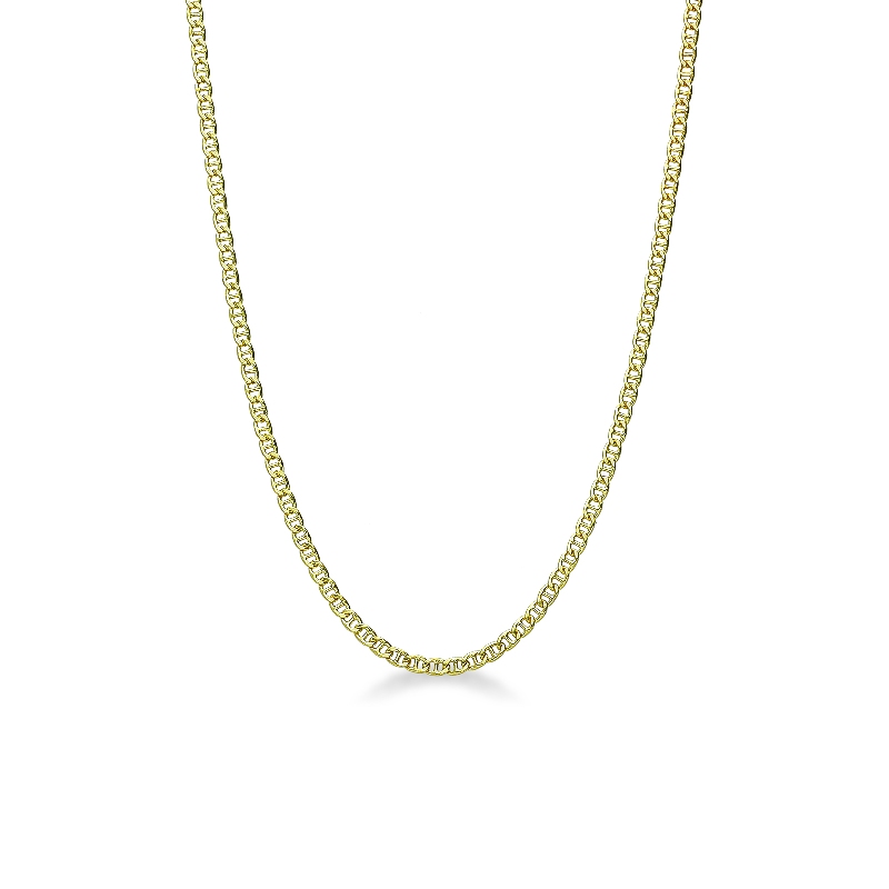 Collier chaîne en or jaune 18k de 50 cm