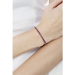 BRACELET TENNIS RUBIS 8,81 CARATS 2