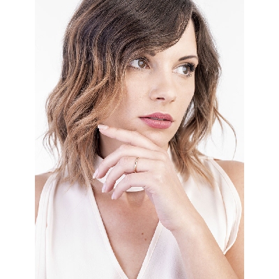 Alliance modèle Francesina en or rose 18k 2.20 mm