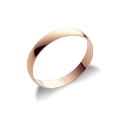 Alliance classique Unoaerre en Or Rose 18k 3,2 mm
