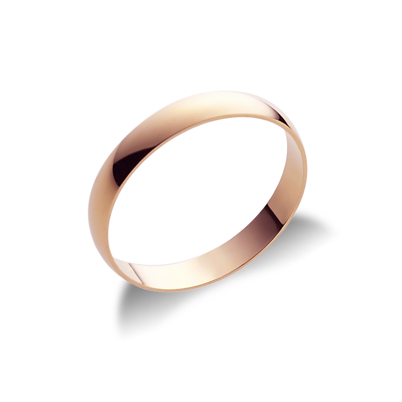 Alliance classique Unoaerre en Or Rose 18k 3,2 mm