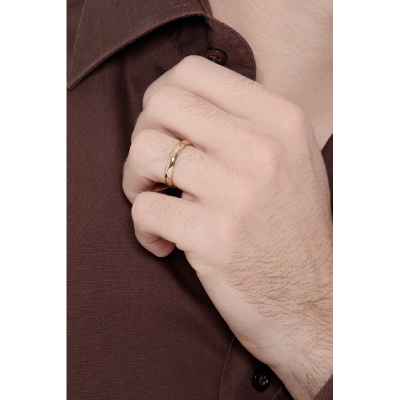 Alliance classique Unoaerre en Or Jaune 18k 3,4 mm