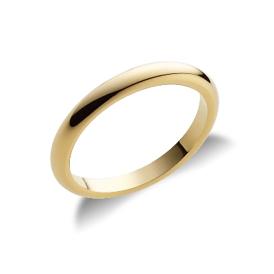 Alliance classique Unoaerre en Or Jaune 18k 3,4 mm