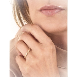 Alliance de mariage modèle Rosaire Or Jaune 18k 2