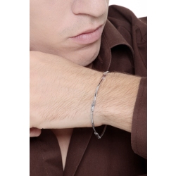 Bracelet pour homme en or blanc 18k 2