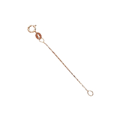 Extension de 5 cm pour collier en or rose 18 carats