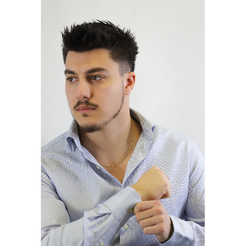 Collier à maillons en or jaune 18k