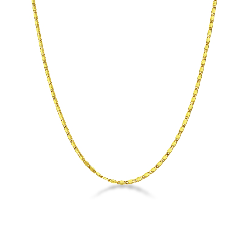 Collier à maillons en or jaune 18k