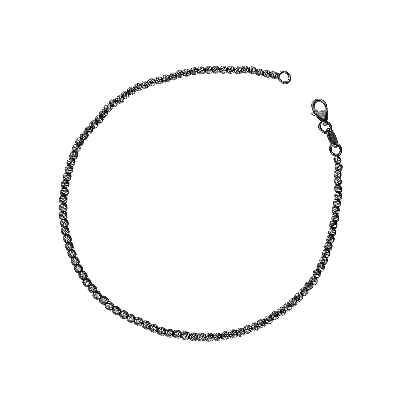 Bracelet femme en or brun 18k avec effet diamanté