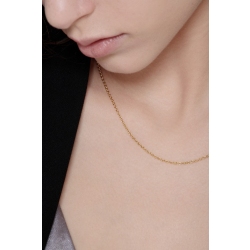 Chaîne rolo en or jaune 18 carats de 45 cm 2