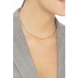 Collier en Or Jaune 18k Maille Godronnée 2 mm 2