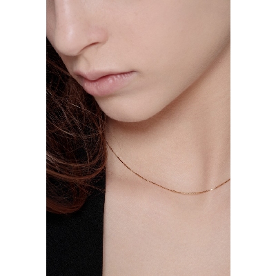 Chaîne vénitienne en or jaune 18 carats 40 cm