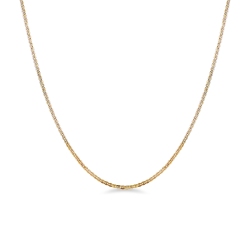 Collier en or jaune 18k, 50 cm