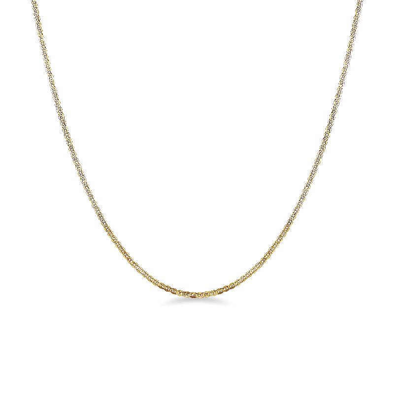 Collier en or jaune 18k, 50 cm