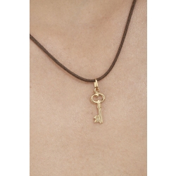 Pendentif Clé en or jaune 18k 2