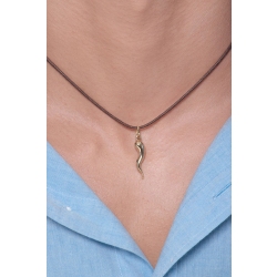 Pendentif Corne en or jaune 18k 2