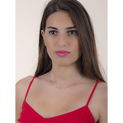 Chaîne vénitienne en or blanc 18k