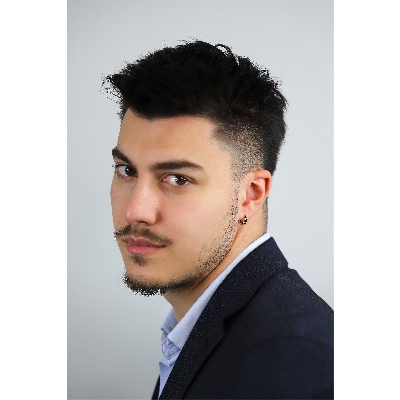 Créole mono en or blanc 18 carats avec diamants