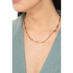 Collier à maillons en or jaune 750 2