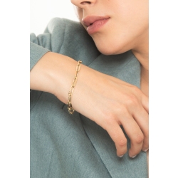 Bracelet maille chaîne en or jaune 18 carats. 2