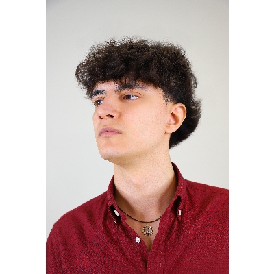 Pendentif or blanc et jaune 18k Rose des Vents et ancre