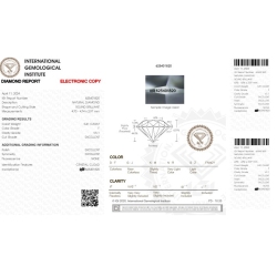 Diamant Certifié IGI  CT 0,41  F   VS1 2