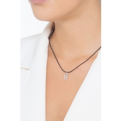 Pendentif avec initiale H Or blanc 18 carats 2