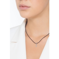 Pendentif avec initiale J Or blanc 18 carats 2