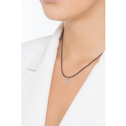 Pendentif avec initiale O Or blanc 18 carats 2