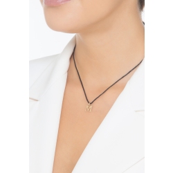 Pendentif avec la lettre initiale M en or jaune 18 carat 2