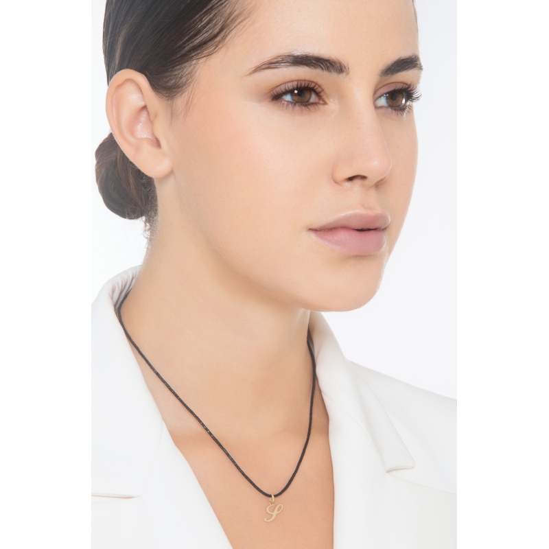 Pendentif avec initiale S Or jaune 18 carats