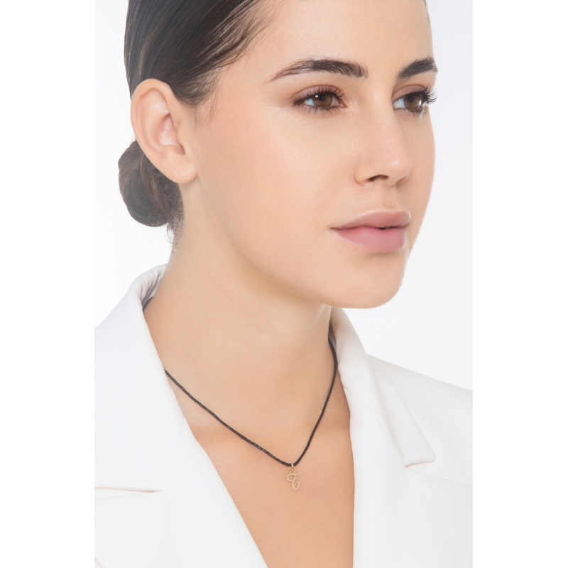 Pendentif avec initiale T Or jaune 18 carats