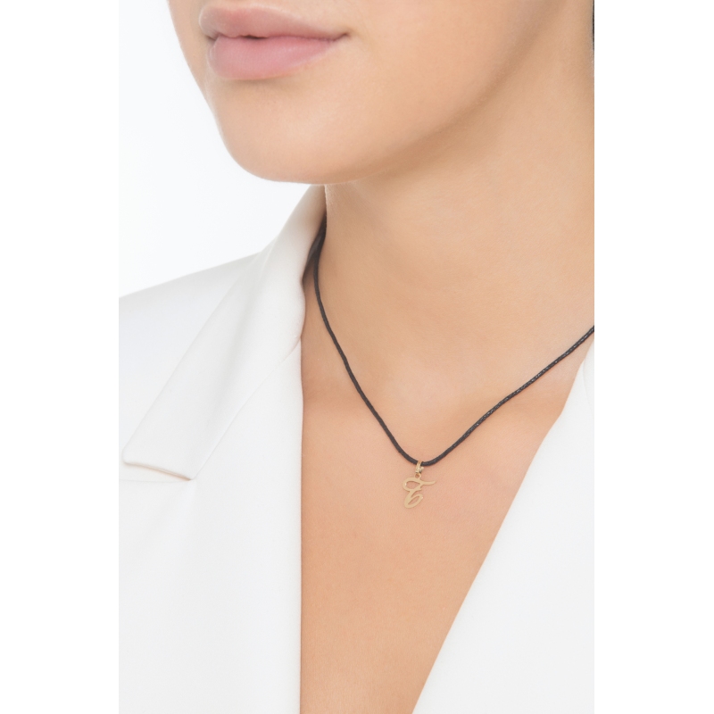 Pendentif avec initiale T Or jaune 18 carats