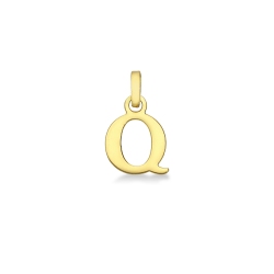 Pendentif avec lettre initiale Q