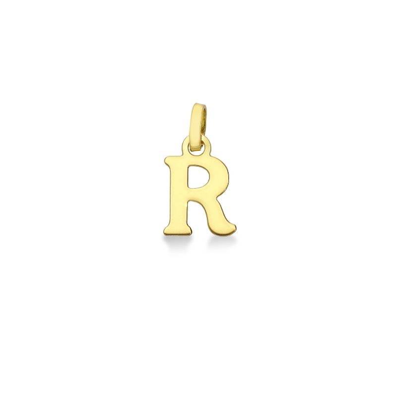 Pendentif avec lettre initiale  R